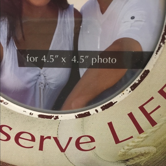 NWT Life Preserver Vacation Photo Frame - Picture 2 of 5